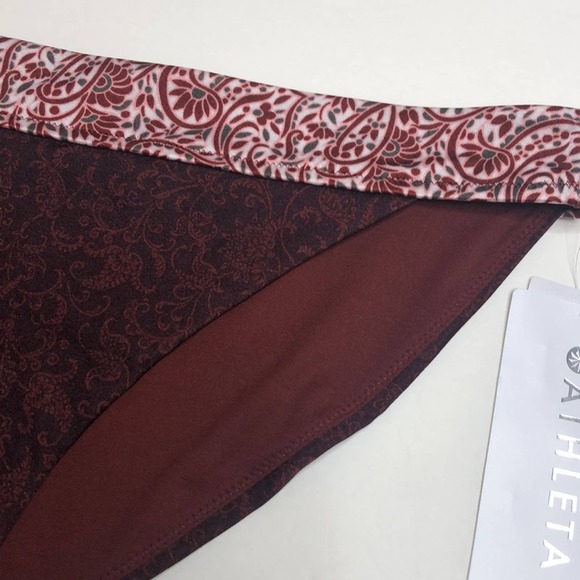 NWT athleta aqualux batik mid rise bikini bottoms size large - Picture 4 of 8